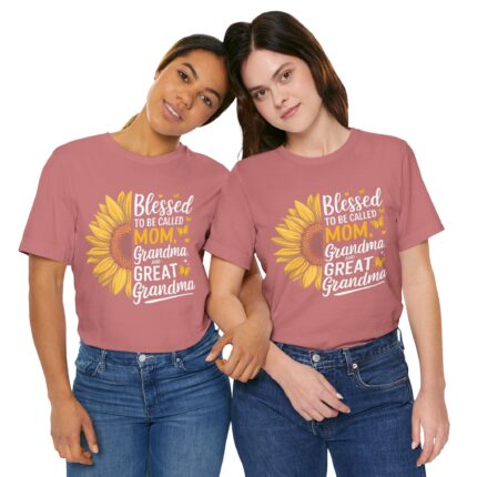 Sunflower Mom Tee | Unisex Jersey Short Sleeve Tee for Mother's Day, Gift for Mom, Floral Shirt, Casual Wear, Spring Fashion